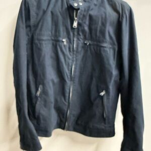 Men's Blue Boneville Motorcycle Jacket